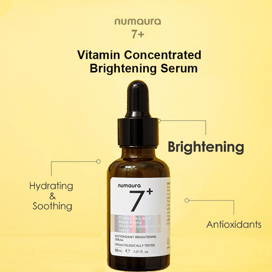 Numaura 7+ Serum | Tranexamic Acid 4%, Niacinamide 5%, Glutathione, Vitamin C 4% | Vitamin Concentrated Serum | 30 ml